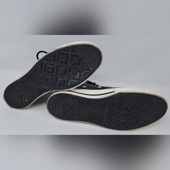 Converse Chuck Taylor Women's High Top Shoes Black Gold Glitter 6.5 US 37 EU - Picture 14 of 16